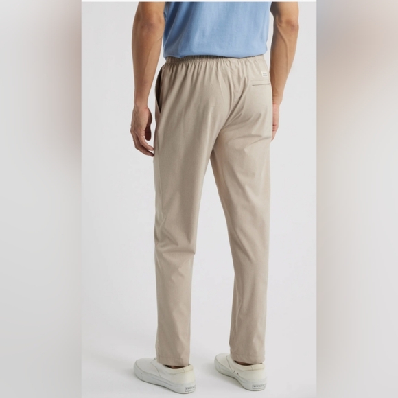 Fair Harbor One Pant Mens M Tan Lined Performance Yoga Quick Dry - Picture 3 of 14